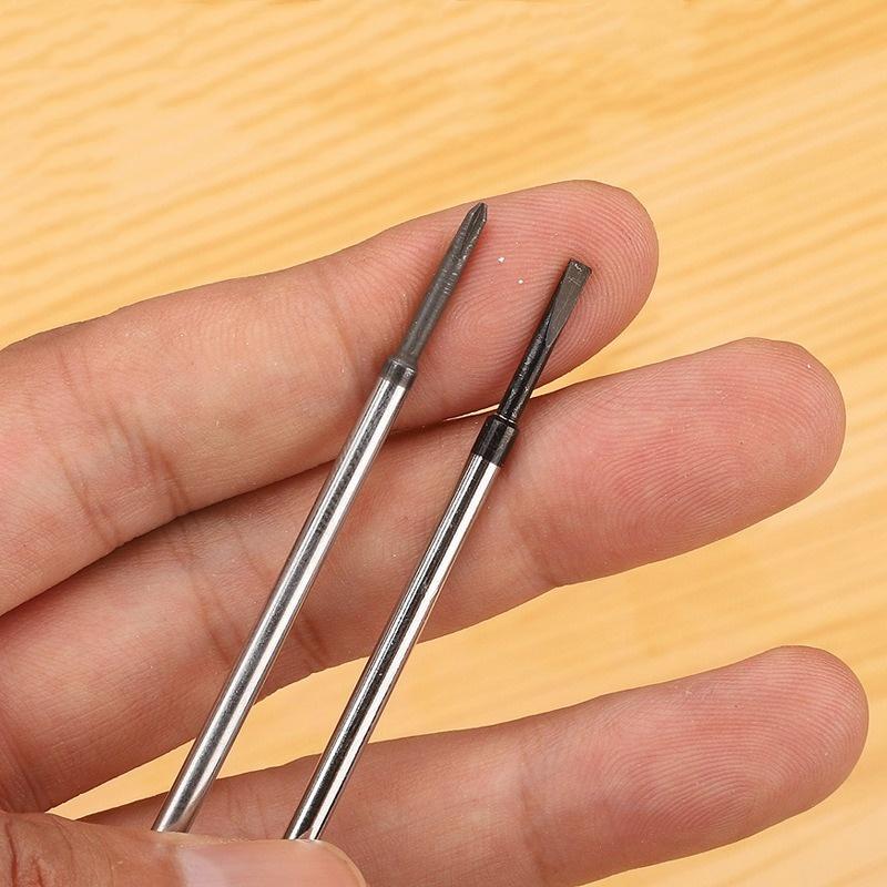 2mm Precision Mini Screwdriver Set for Watch Phone Tablet Repair, Slotted & Phillips Thin Repair Tools Kit for Electronics