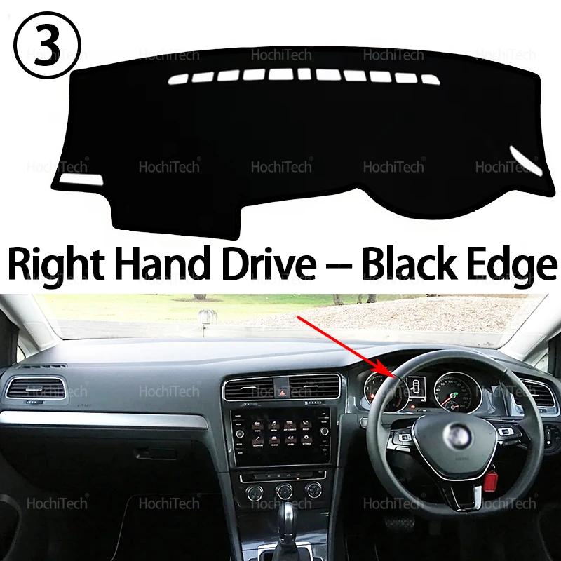 Für Volkswagen VW Golf 7 MK7 2013-2019 Armaturenbrettabdeckung Pad Auto-Liner Anti-UV-Matte Sonnenschutz Dashmat Teppich Dash-Zubehör