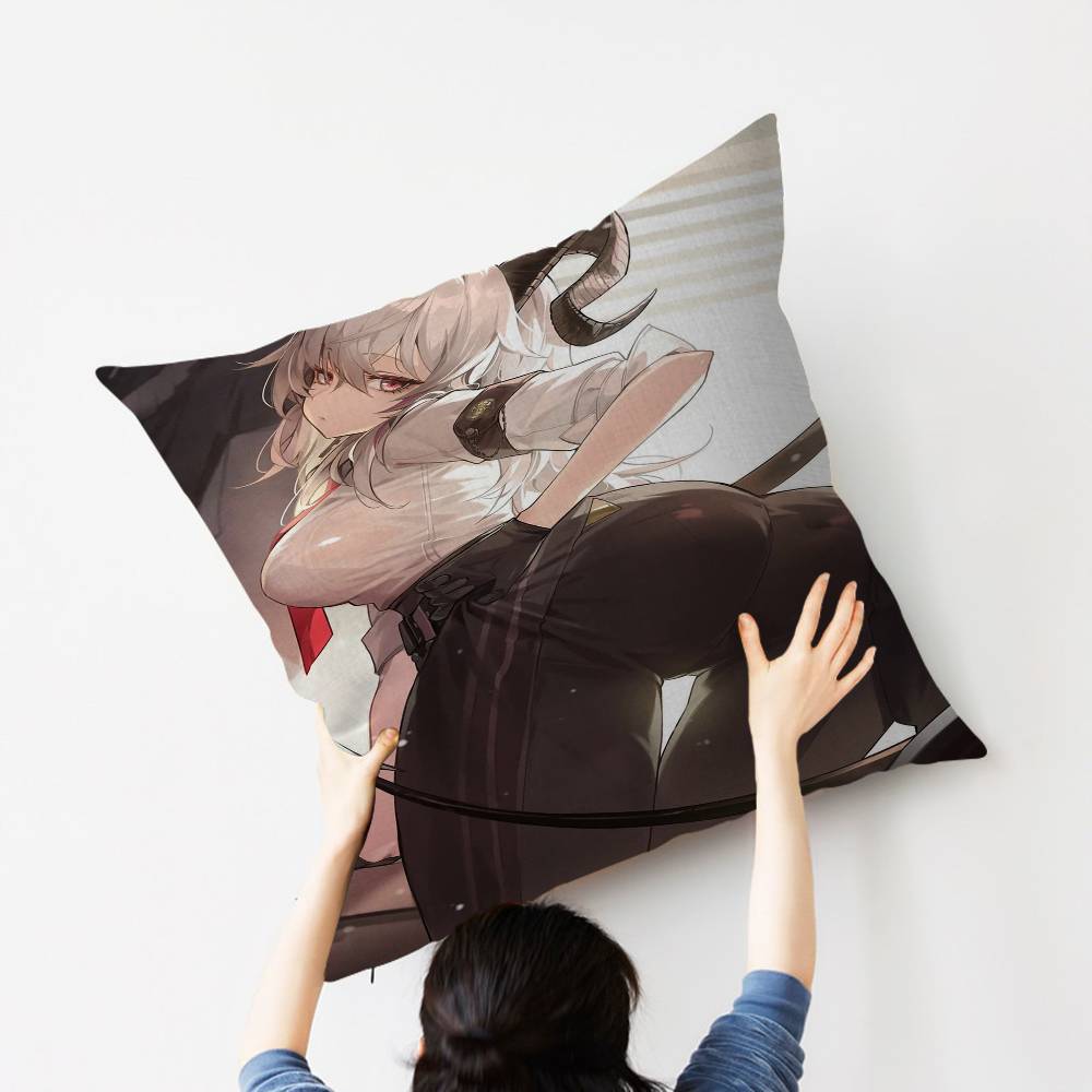 Zani Game W-Wuthering Waves Pillow Cushion Cover Pillowcase Living Room Sofa Home Decor Customized