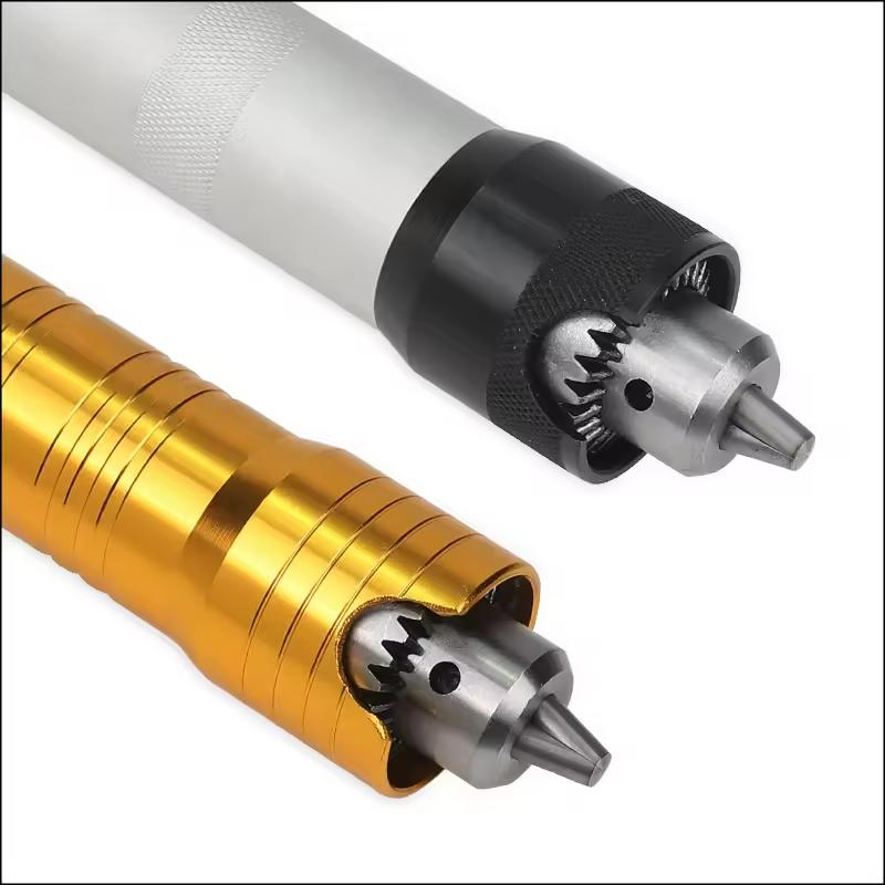 4/6mm Šperkařské Nástroje Ocelová Závěsná Bruska Gravírovačka Multifunkční s Flexibilním Hřídelem Prodloužení Trubky Ocelová Ruční Část Sklíčidlo