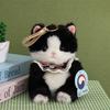 Cartoon Plush Toy Siamese Cat With Polyester Filling For Girls And Boys Gift
