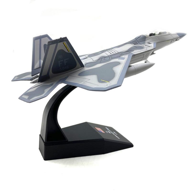 1/100 Scale Diecast Alloy Model F-22 Fighter US Air Force Aircraft F22 Raptor Collect Gifts