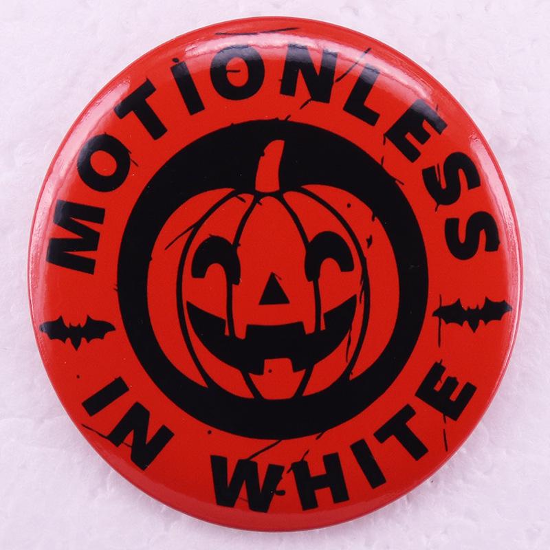 White Music Group Tinplate Badge Pin