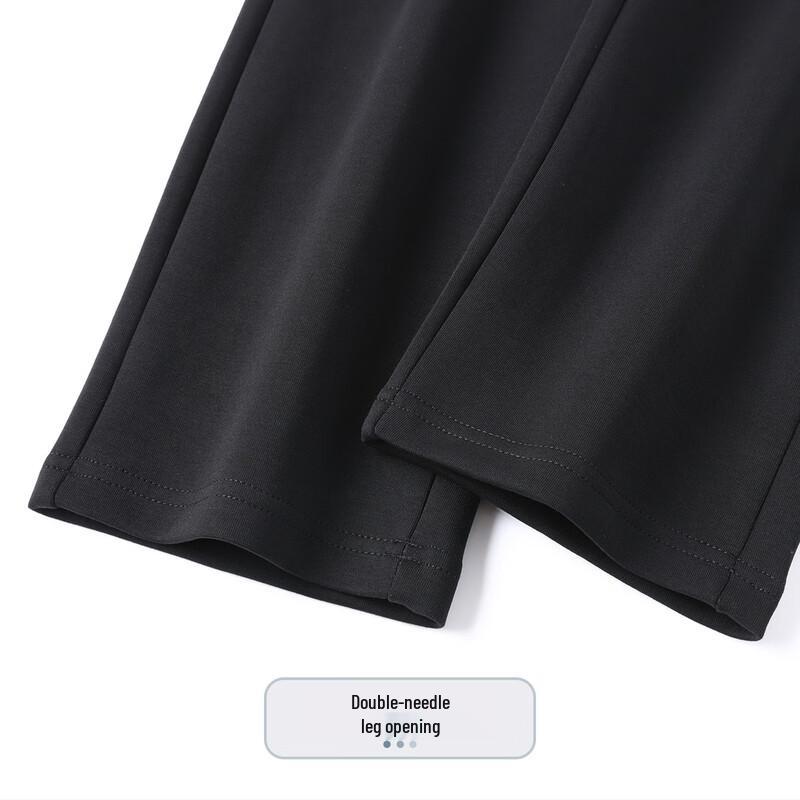 Futing Men's Lined Straight-Leg Casual Pants