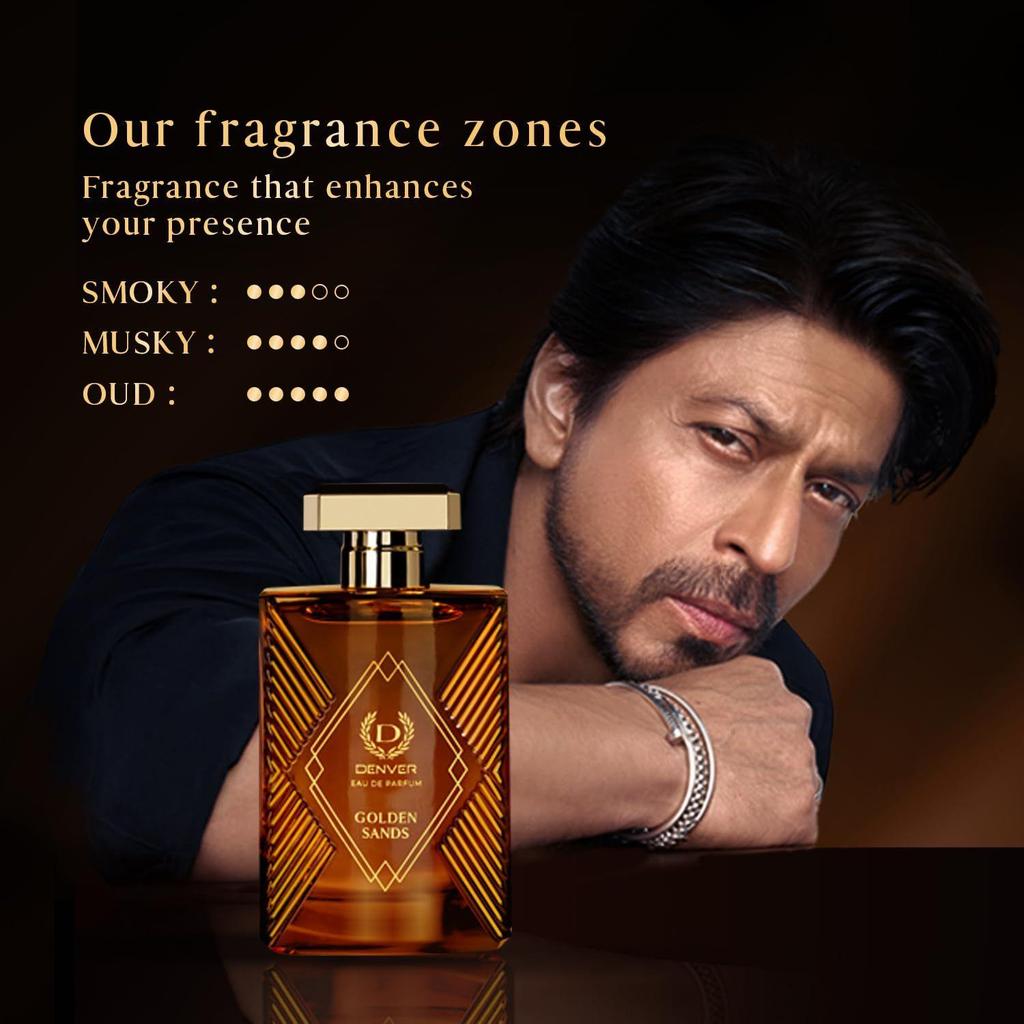 Denver Golden Sands Perfume for Man 100ml | Long Lasting Fragrance