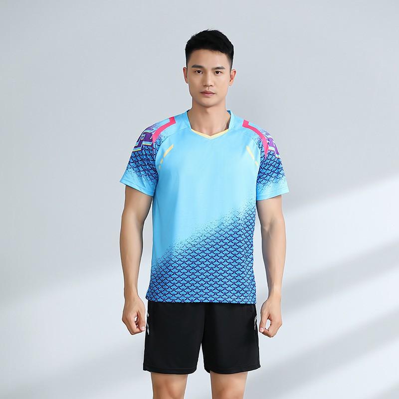 Ensemble Sport Badminton Tennis de Table Unisexe Haut à Manches Courtes Séchage Rapide Jupe-Short/Short Entraînement Compétition