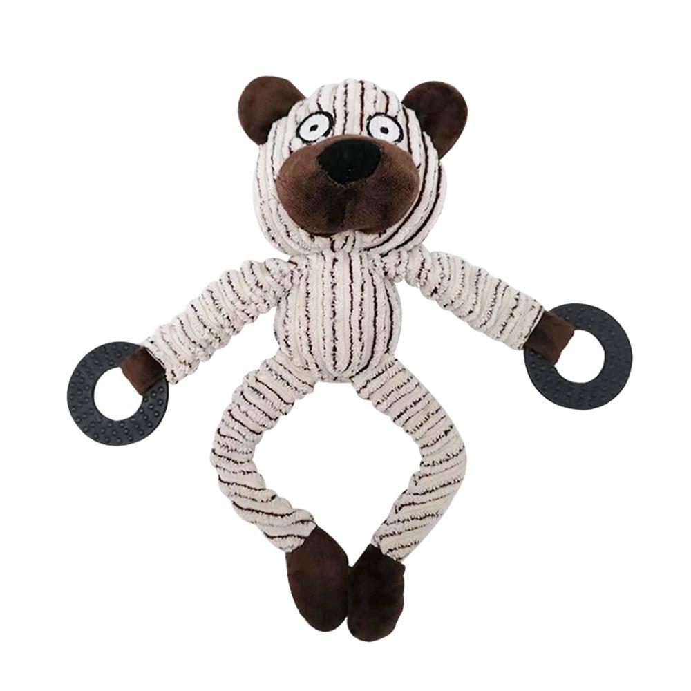 25cm Fun Sounding Doll Dogs Toy Tooth Cleaning Cute Pet Companion Toy Soft Interactive Cats Toy