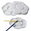7-hole Plum Blossom Imitation Porcelain Watercolor Palette Art Painting Tray Oil Painting Palette Tray