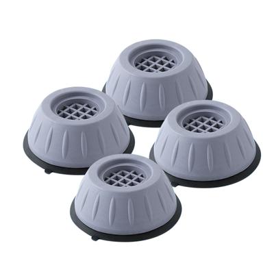 4st Tvättmaskin Anti-vibration Mute Mat Anti-sladd Foot Pad Tork