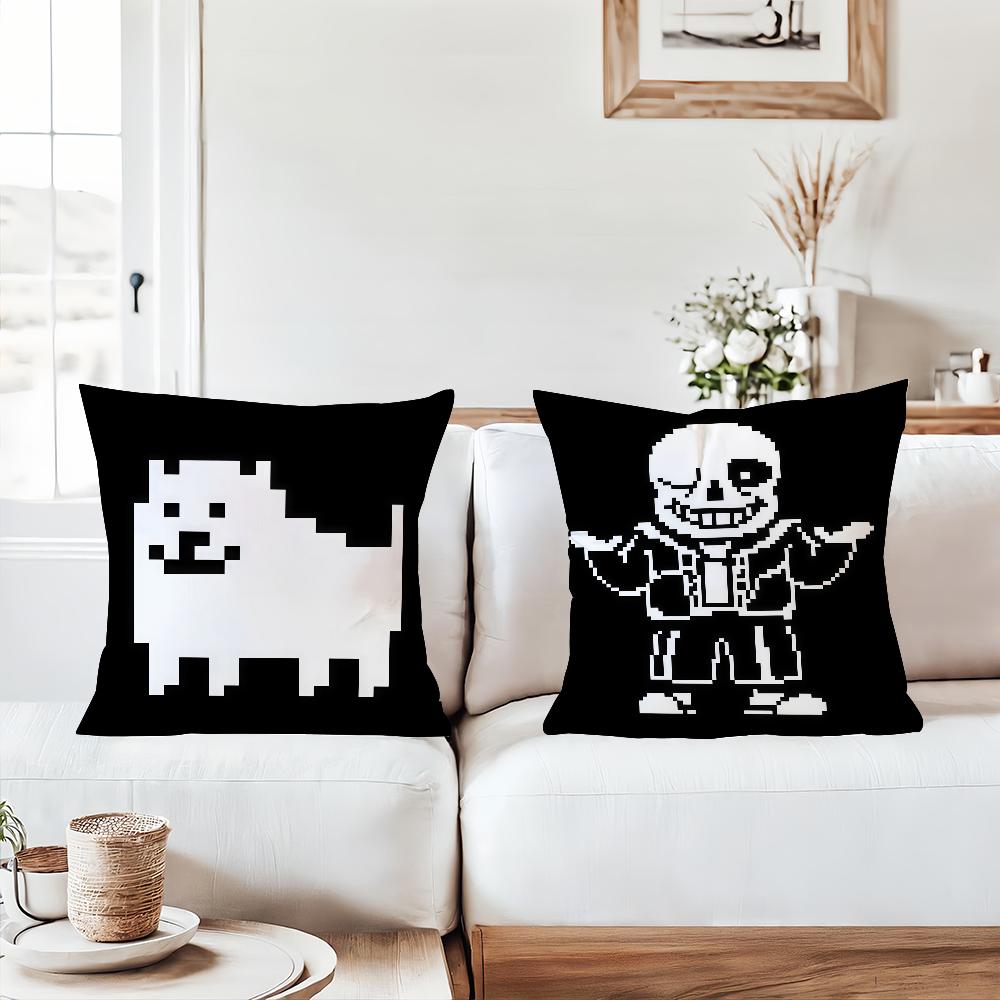 Hot Video Game U-Undertale Pillow Case Suitable For Bedrooms Living Rooms Cars Home Decoration