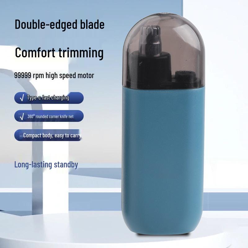 Rechargeable Mini Portable Electric Nose Hair Trimmer for Men