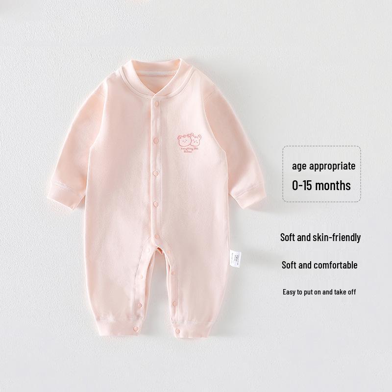 Baby Romper – Pure Cotton Newborn Spring/Autumn Base Layer Pajamas Crawling Suit