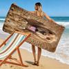 Serviette de plage imprimée Cocker Américain, Grande Serviette Douce à Séchage Rapide pour Plage, Camping, Natation