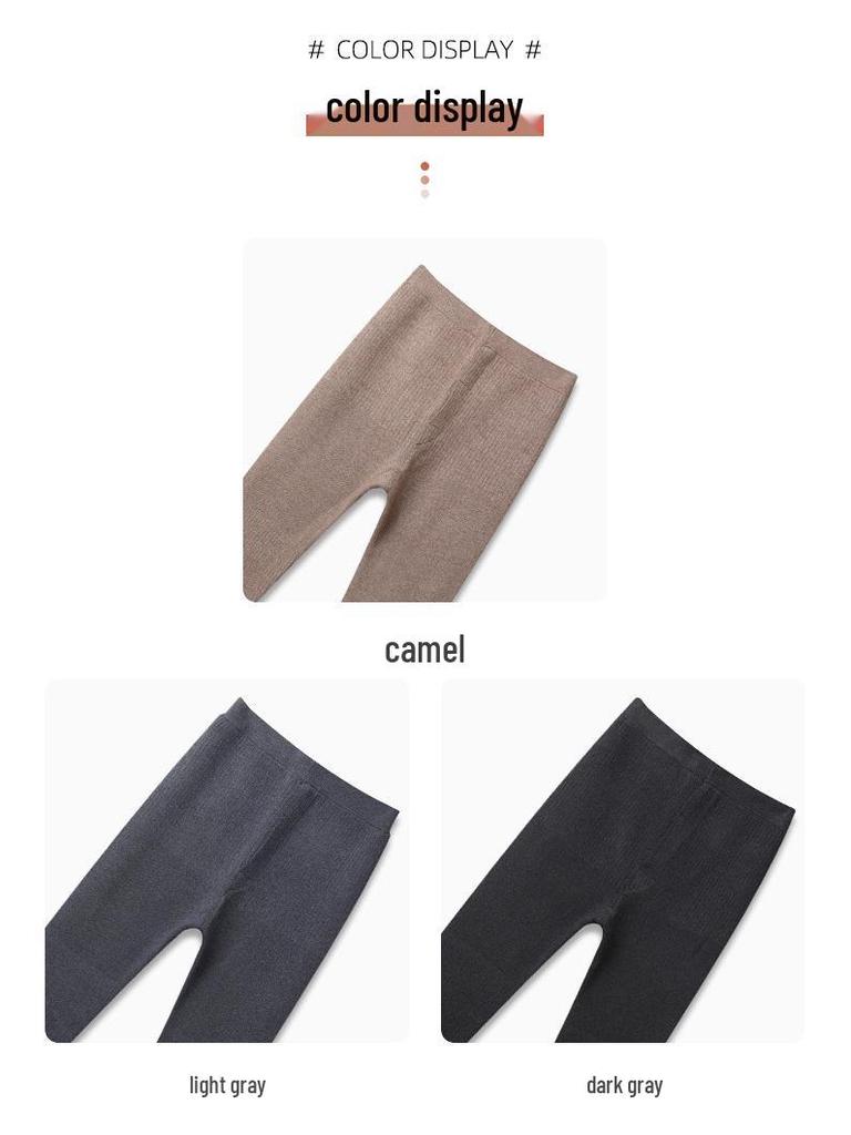 Unisex třívrstvé vlněné kašmírové legíny - Nové podzimní/zimní teplé kalhoty