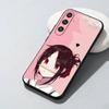 Kaguya-Sama Anime Love Is W-War Phone Case For Samsung Galaxy A73,A72,A71,A70,A52,A51 Others Soft Black Cover