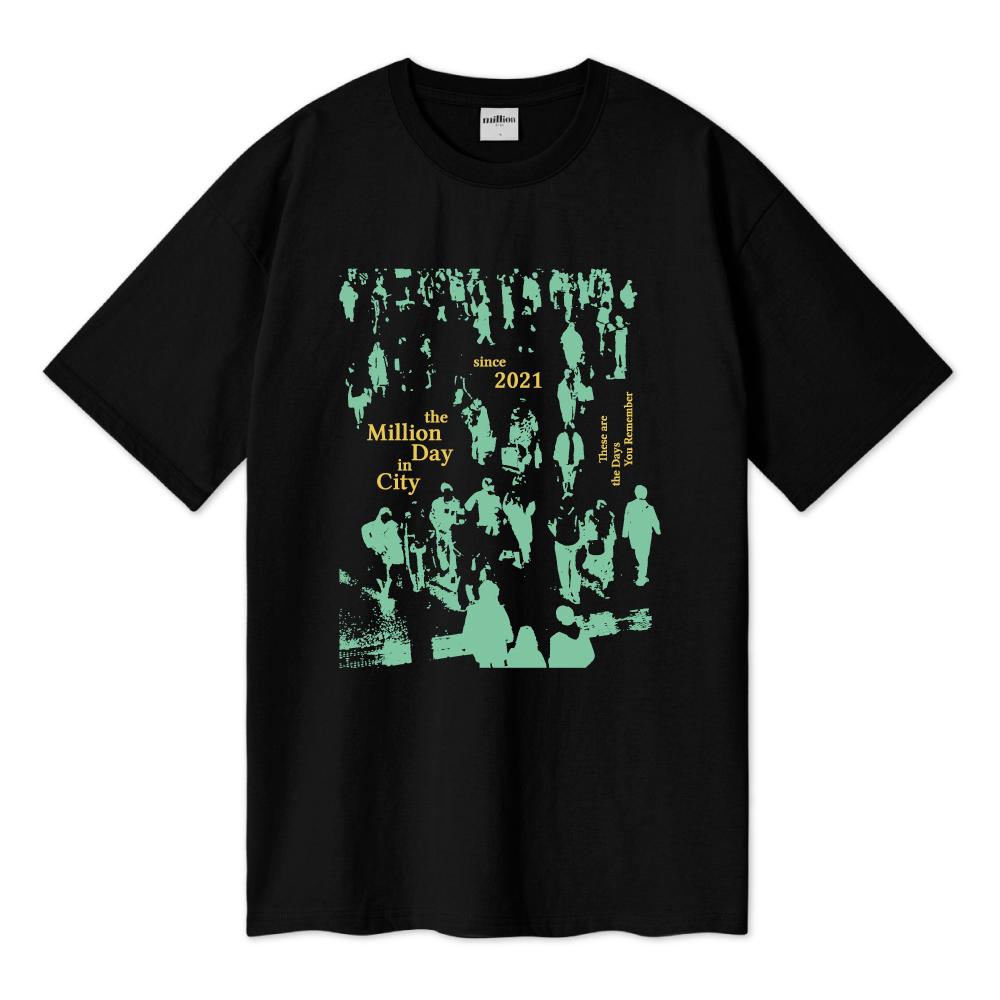 Million Day Million City Over T-Shirt White/2Xl