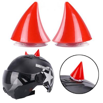 2 STÜCKE Motorradhelm Teufelshorn Helm Dekoration Niedliche Katzenohren Dekoration Motorrad Elektrofahrrad Auto Styling Dekoration
