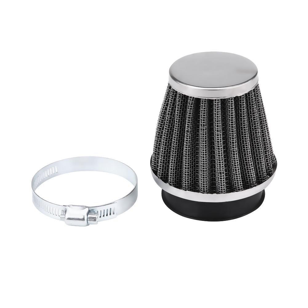 Qiilu Power Filter Air Intake Filter for Honda Kawasaki Yamaha (48MM)