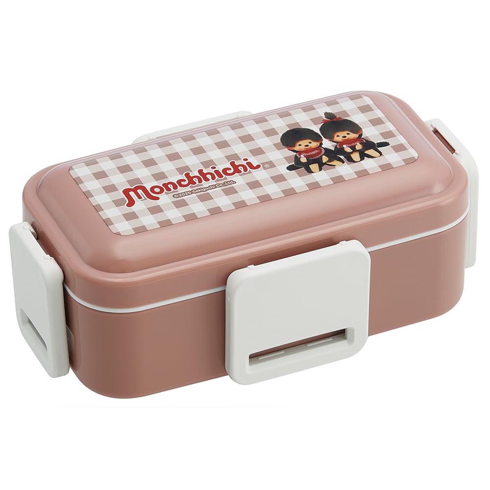 Skater Bento Softly Dishwasher and Microwave Made in Monchhichi Box, Filled, 2-Tier, 600ml, Safe, Japan, Design, PFLW4-A