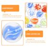 JOINPAYA Glasmurmeln, 16 mm, Set mit 100 Stück [Altes Spielzeug] Bunte Murmeln mit Ramune-Muster für Aquarien, Vasen und Dekorationen, Basteln und