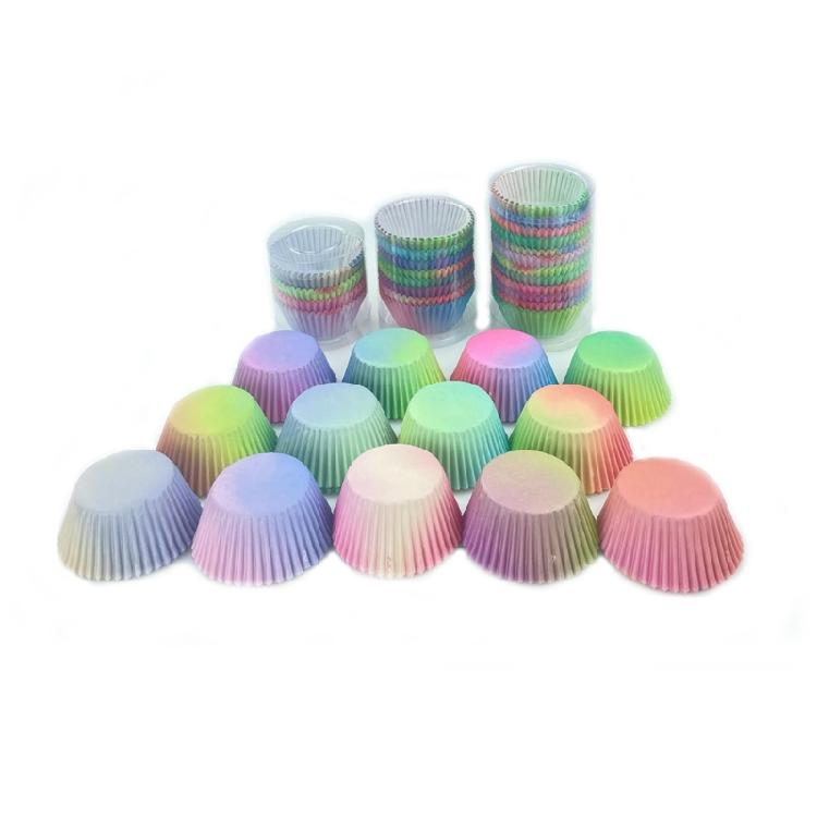 Papier-Kuchenformen Runde Muffinform Cupcake-Förmchen DIY-Kuchen-Dekorationswerkzeug für Kuchen