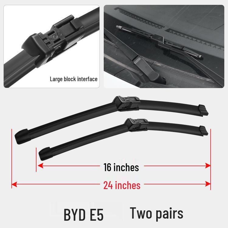 

Compatible Rubber Strip for BYD E5 Boneless Wiper Blade
