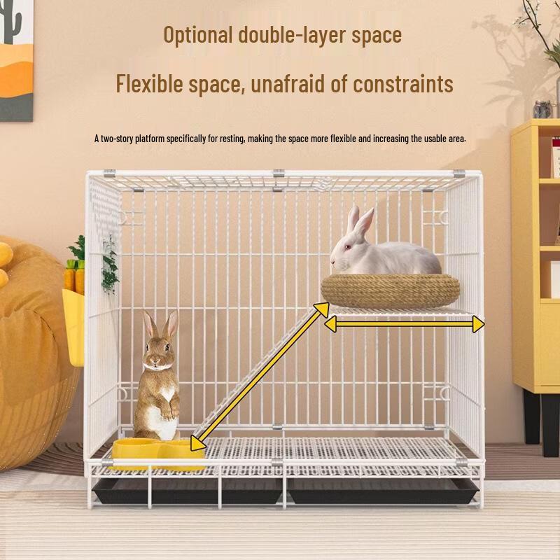 Gabbia per Conigli a Doppio Strato JINGRUIXIANG