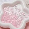 50pcs/Lots 5*8mm Glass Clear Abacus Shaped Beads Loose Spacer Beads for DIY Earrings Phone Chains Crafts Jewelry Making Findings