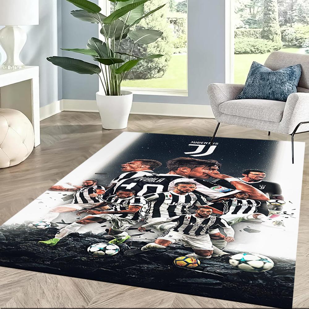 Juventus Floor Rug Office Rug Design For Living Rooms Decorate Room Kitchen Playrooms Antislip Carpet Decorate Offices Birthdaychristmas Gift