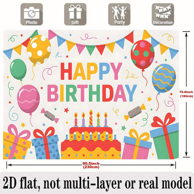 Party Backdrop Flat Hanging Backdrops Birthdays Showers Photo Background Decor Birthday Party Decor