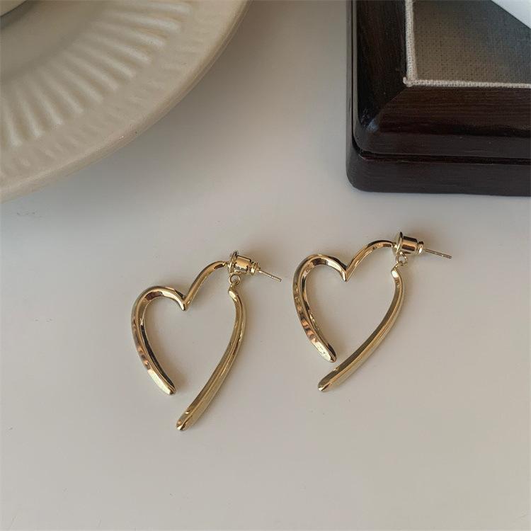 Orecchini Pendenti Design Coreano Metallo Geometrico Cerchio Irregolare Goccia Vintage Orecchini Estivi Per Donna Ragazza Regalo