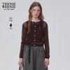 Teenie Weenie Bear Women's Lightweight Knit Cardigan