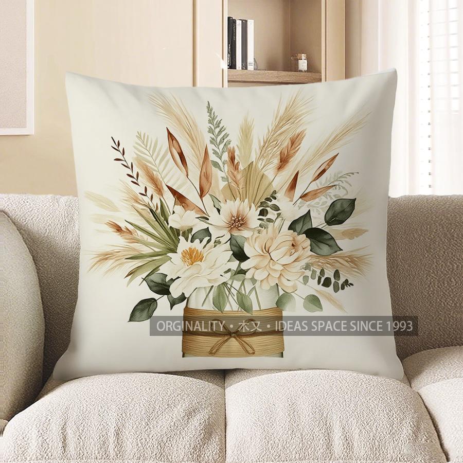 Home Decor Sweet Home Decorative Throw Pillow Cover Pattern Cushion Cover Suitable For Sofa Bedroom Car Pillow Cover