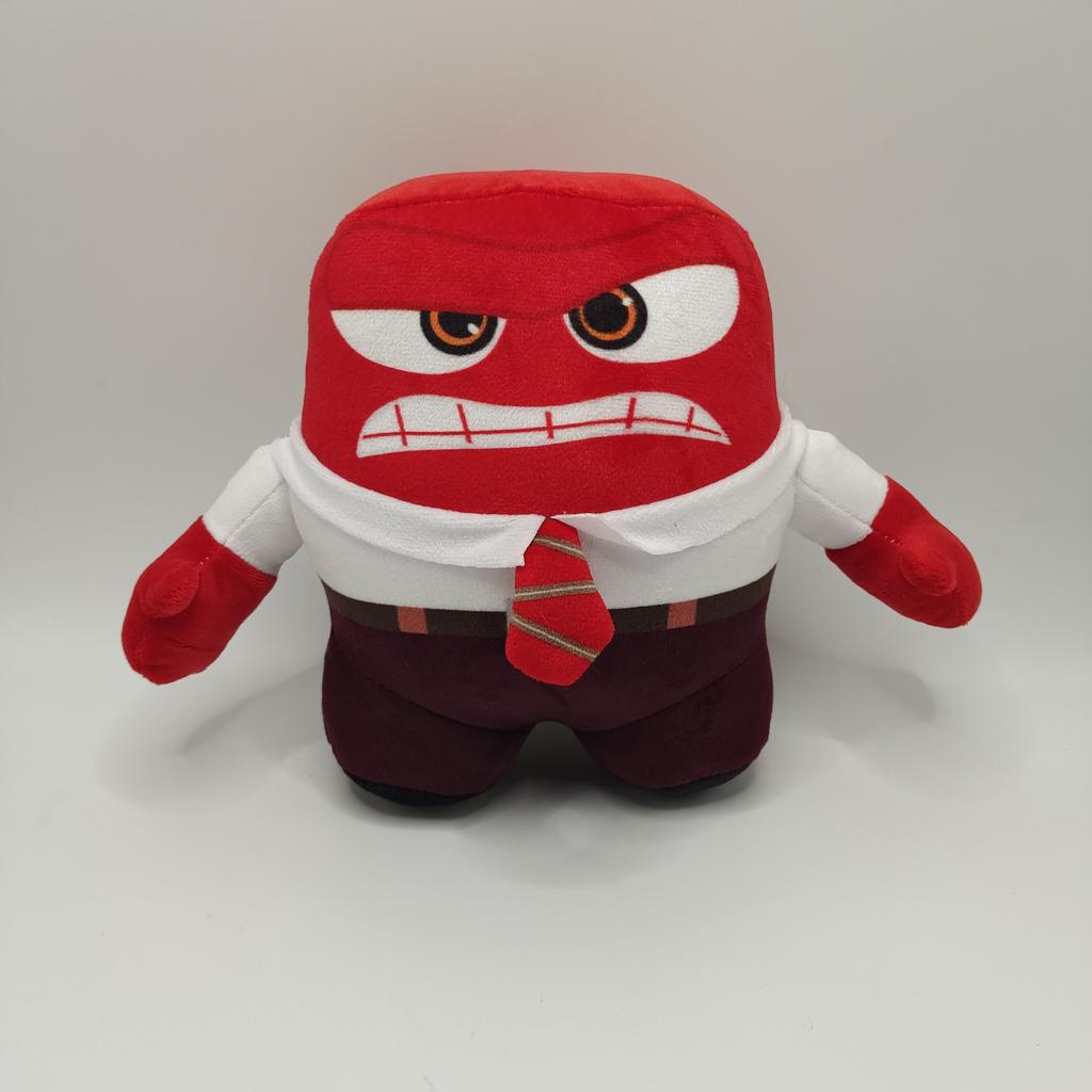 Poupées Peluches Vice Versa 2 Personnages Émotionnels Doux Moelleux Peluches Colère Joie Tristesse Anxiété Peur Disney Pixar Jouets de Collection pour Fans Décoration Chambre d'Enfant