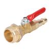 Brass Winterize Blowout Adapter 1 4in Male Quick Connector 3 4in Male GHT Thread Garden Irrigation Joints for RV Yachts