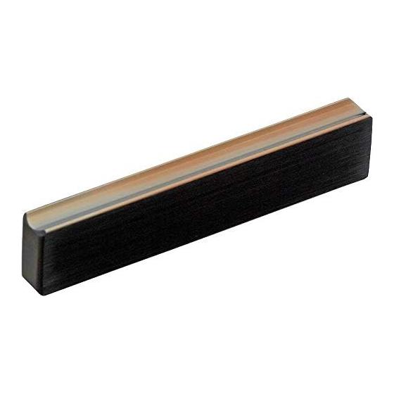 LUCKYWOOD Knife Rest - 8cm, Flat, Satin Black Finish, 18-8 Stainless Steel, Made in Tsubame-Sanjo, Japan