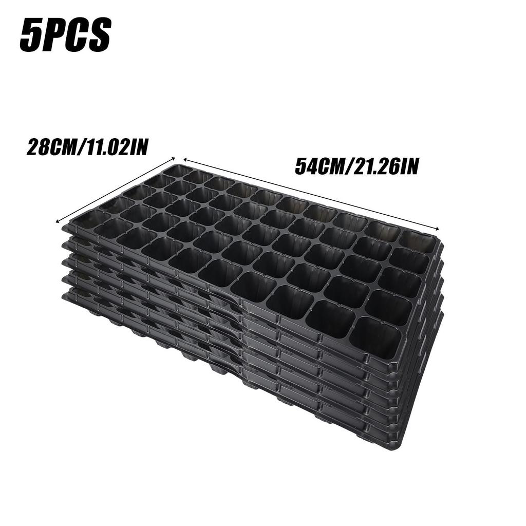 Plant Nursery Tray Multi Hole Seed Starter Pots With Drainage Seedling Grow Containers For Vegetables Flowers Succulents Indoor
