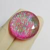 Ammolite Round Cut 61.45 ct Multi-Color Lab-Created Loose Gemstone for Jewelry Making and Crafts