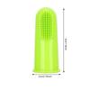 10PCS Silicone Soft Pet Finger Toothbrush Green Teeth Clning Tool for Cats Dogs