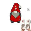 Detachable Christmas Shoe Buckle: PVC Flower Decoration for Hole Shoes