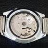 VINTAGE REFURBISHED SEIKO 5 AUTOMATIC JAPAN MENS BLACK DIAL WATCH A709187-1