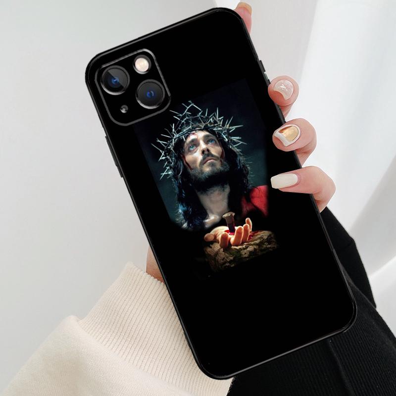 God Jesus Christ Christian Phone Case For iPhone 17 Pro Max 15 14 13 11 12 16 Pro Max mini 15 16 Plus 16e 17 Air Cover