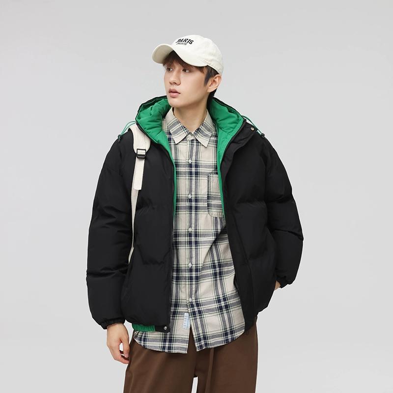 

Cozy Up Мужская стеганая куртка с капюшоном, легкая стеганая куртка с карманами, застегивающаяся на молнию, теплая верхняя одежда XXXL чёрный