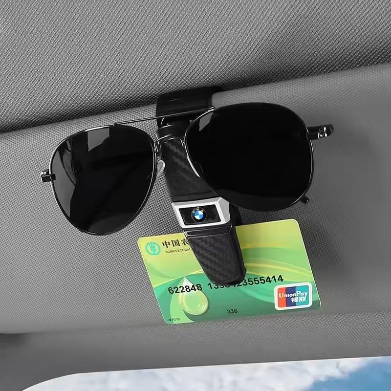 1Pcs Car Glasses Case Auto Sun Visor Glasses Holder Clip Accessories For BMW G80 G06 G07 G42 G14 G15 G16 F82 F20 F21 F83 M2 M3 M