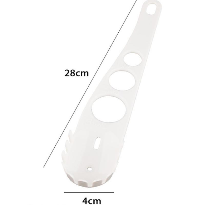 

Spaghetti Spoon Multi-functional Home Fish Noodle Spoon Plastic Draining Colander Egg Yolk Separation Spoon Kitchen Supplies