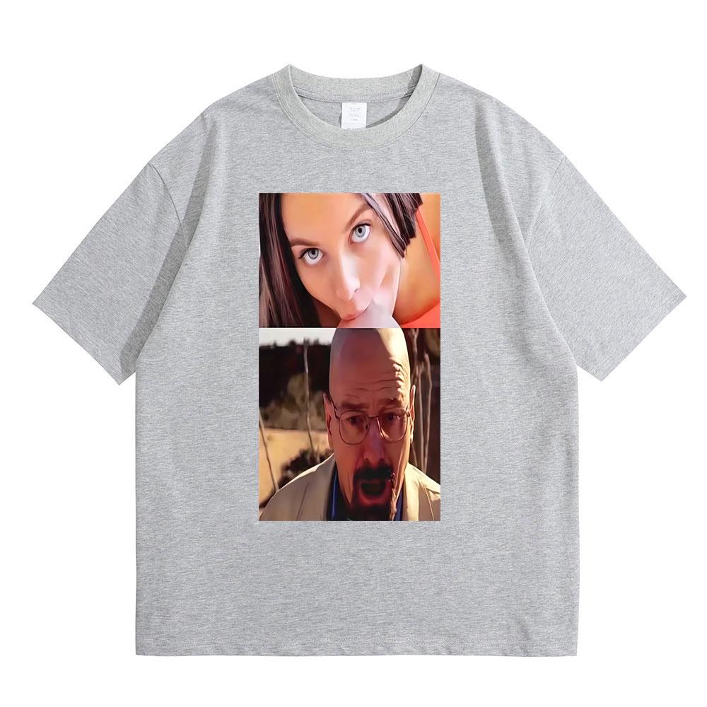 Tv Show Breaking Bad Heisenberg Funny Graphic Tshirt Unisexs Unisex Casual Humor T Shirts Short Sleeve Tops Streetwear