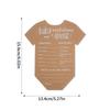 Kraft Paper Baby Gender Reveal Cards Activity Cards Hanging Ornaments Baby Shower Predictions Cards Decorations Cards