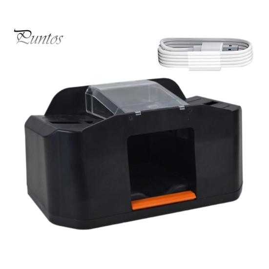 

Автоматический тасовщик карт 2000 мАч перезаряжаемый тихий электрический покерный карточный дилерский аппарат инструмент для раздачи карт оборудование для казино чёрный