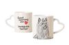 Yorkshire Terrier, Yorkie - Cup with a Dog, Adorable Cup with a Heart-shaped Handle, Universal Gift from the Brand