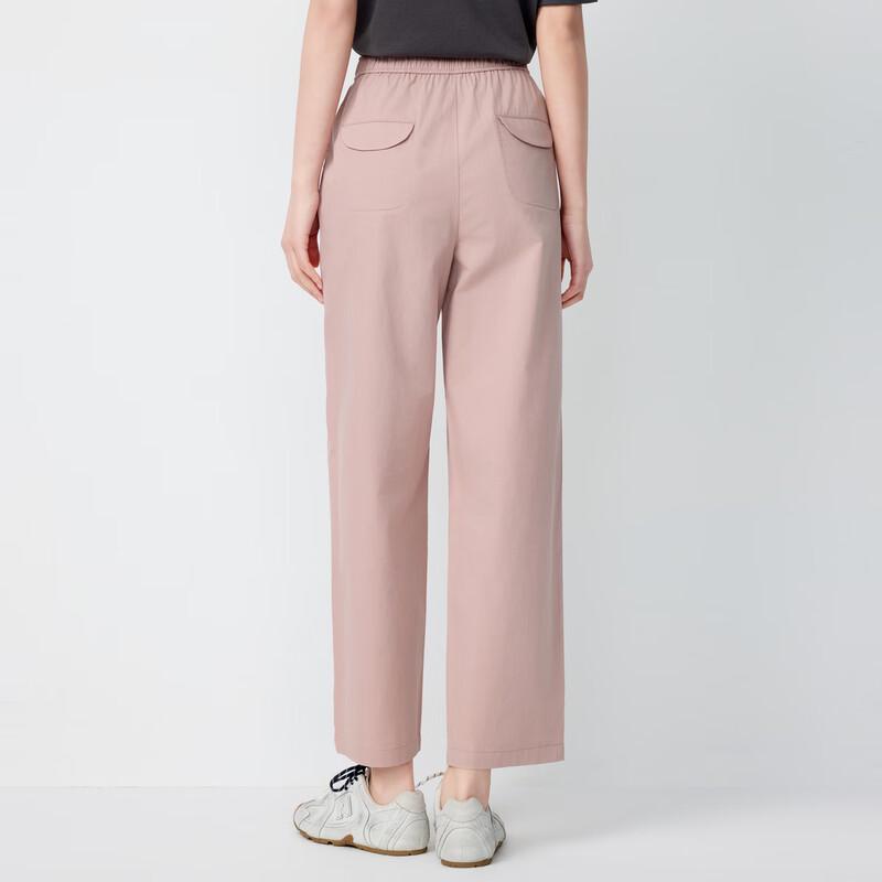 Elva' Island Women's High-Waist Straight-Leg Casual Pants